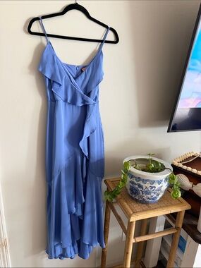 Express Lavender Blue Spaghetti Strap Dress